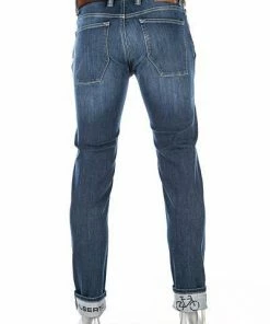Alberto Bike Slim Fit Speed Hybrid 67582464/892 Jeans Bike, Baumwoll-Stretch wasserabweisend 10oz, Navy -jeansniedrigerpreis 375351 norm3