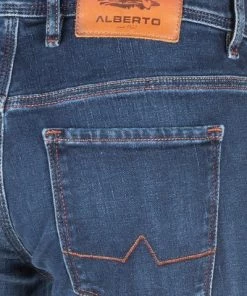Alberto Regular Fit Pipe DS Dual FX 57371486/885 Jeans Pipe, Baumwolle T400® 10oz, Blau -jeansniedrigerpreis 375377 norm6