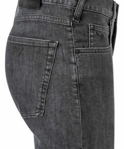 EMPORIO ARMANI Jeans 8N1J45/1D85Z/0006 Regular Fit, Baumwoll-Stretch, Schwarz -jeansniedrigerpreis 376072 norm3