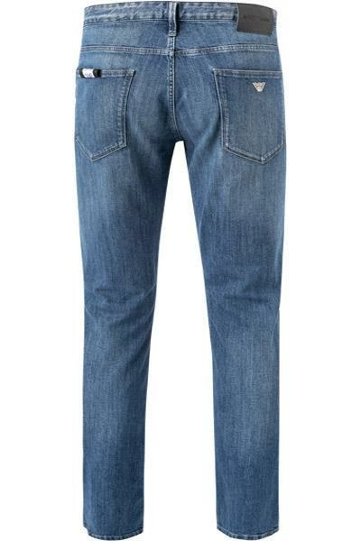 EMPORIO ARMANI Jeans 8N1J06/1D5QZ/0942 Slim Fit, Baumwoll-Stretch, Jeansblau 3 EMPORIO ARMANI Jeans 8N1J06/1D5QZ/0942 Slim Fit, Baumwoll-Stretch, Jeansblau – Bild 3