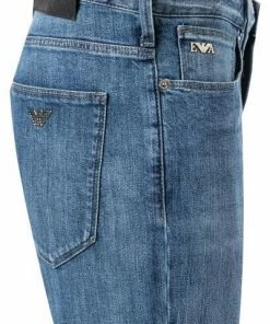 EMPORIO ARMANI Jeans 8N1J06/1D5QZ/0942 Slim Fit, Baumwoll-Stretch, Jeansblau 8 EMPORIO ARMANI Jeans 8N1J06/1D5QZ/0942 Slim Fit, Baumwoll-Stretch, Jeansblau -jeansniedrigerpreis 376083 norm3