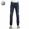 Alberto Regular Fit Pipe DS Authentic 36271495/895 Jeans Pipe, Baumwolle T400® 11oz, Navy