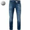 BOSS Jeans Delaware 50458320/413 Slim Fit, Baumwolle T400®, Marineblau, Marine