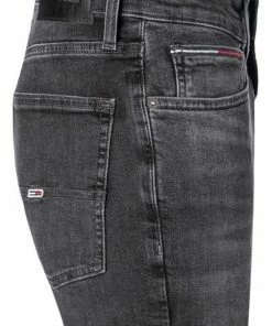 TOMMY JEANS DM0DM11143/1BZ Jeans. Slim Fit, Baumwoll-Stretch, Schwarz -jeansniedrigerpreis 376955 norm3