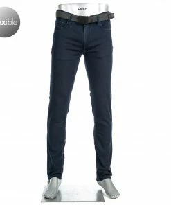 Alberto Regular Fit Pipe Cosy Jeans 48171459/899 Jeans Pipe, Jersey 9oz, Navy