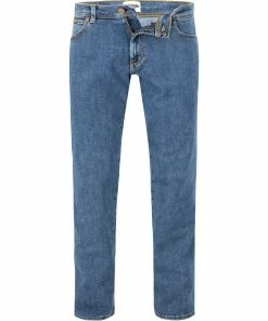 Wrangler Texas Stonewash medium denim W12133010 Jeans Texas, Regular Fit, Baumwoll-Stretch, Mittelblau