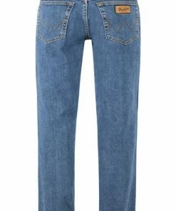 Wrangler Texas Stonewash medium denim W12133010 Jeans Texas, Regular Fit, Baumwoll-Stretch, Mittelblau -jeansniedrigerpreis 378156 norm2