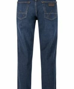 Wrangler Greensboro medium denim W15Q8343C Jeans Greensboro, Regular Fit, Baumwoll-Stretch, Mittelblau -jeansniedrigerpreis 378185 norm2