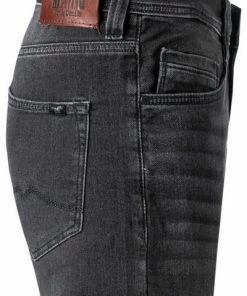 MUSTANG Jeans 1011659/4000/843 Jeans Oregon, Slim Tapered, Baumwoll-Stretch, Schwarz -jeansniedrigerpreis 378268 norm3