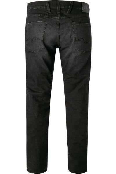 Replay Jeans Anbass M914Y.000.573B956/098 Slim Fit, Bio Baumwoll-Stretch, Schwarz 3 Replay Jeans Anbass M914Y.000.573B956/098 Slim Fit, Bio Baumwoll-Stretch, Schwarz – Bild 3