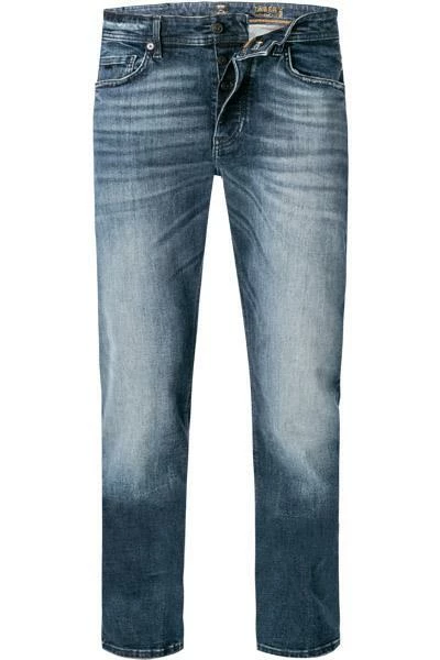 BOSS Jeans Taber 50458982/406 Tapered Fit, Baumwoll-Stretch, Dunkelblau 2 BOSS Jeans Taber 50458982/406 Tapered Fit, Baumwoll-Stretch, Dunkelblau – Bild 2