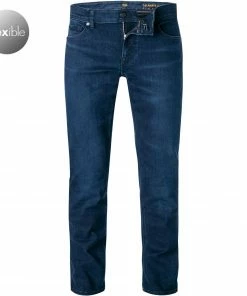 BOSS Jeans Delaware 50458351/409 Slim Fit, Baumwoll-Stretch, Dunkelblau