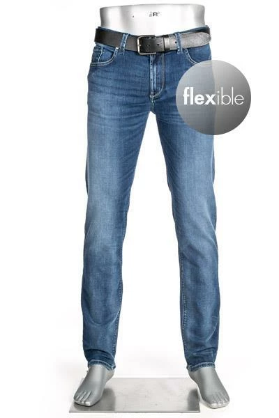 Alberto Regular Fit Pipe-DS Refibra 36271479/845 Jeans Pipe, Baumwolle T400® 11oz, Blau 2 Alberto Regular Fit Pipe-DS Refibra 36271479/845 Jeans Pipe, Baumwolle T400® 11oz, Blau – Bild 2