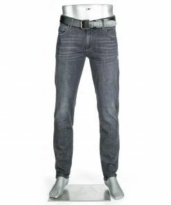 Alberto Tapered Fit Robin Organic 39771381/990 Jeans Robin, Bio Baumwoll-Stretch 10oz, Dunkelgrau