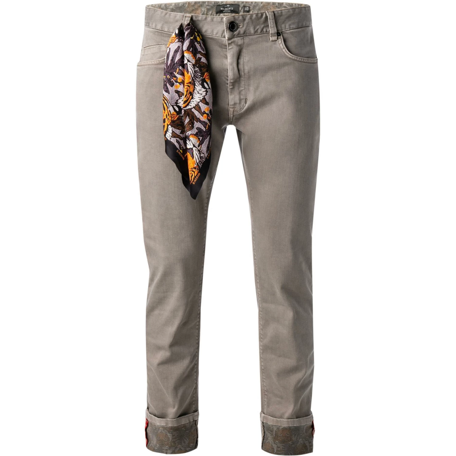 Mason's Jeans 35T1J3840SOLD/ME55S39/873 Slim Fit, Baumwoll-Stretch, Greige 1 Mason's Jeans 35T1J3840SOLD/ME55S39/873 Slim Fit, Baumwoll-Stretch, Greige