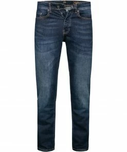 BOSS Jeans Taber 50458972/403 Tapered Fit, Baumwoll-Stretch, Dunkelblau