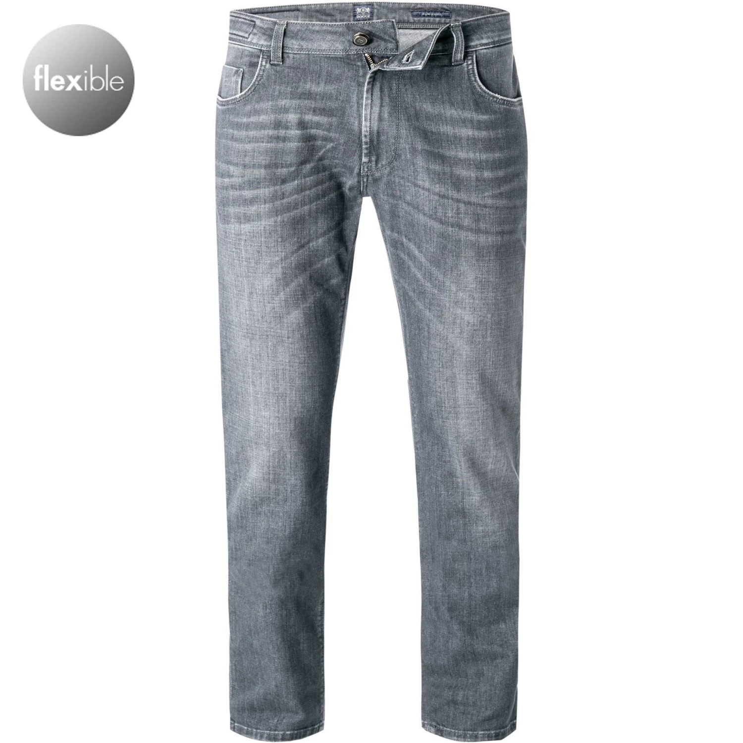 BOGGI MILANO Jeans BO21A0560/01 Baumwolle T400®, Grau 1 BOGGI MILANO Jeans BO21A0560/01 Baumwolle T400®, Grau