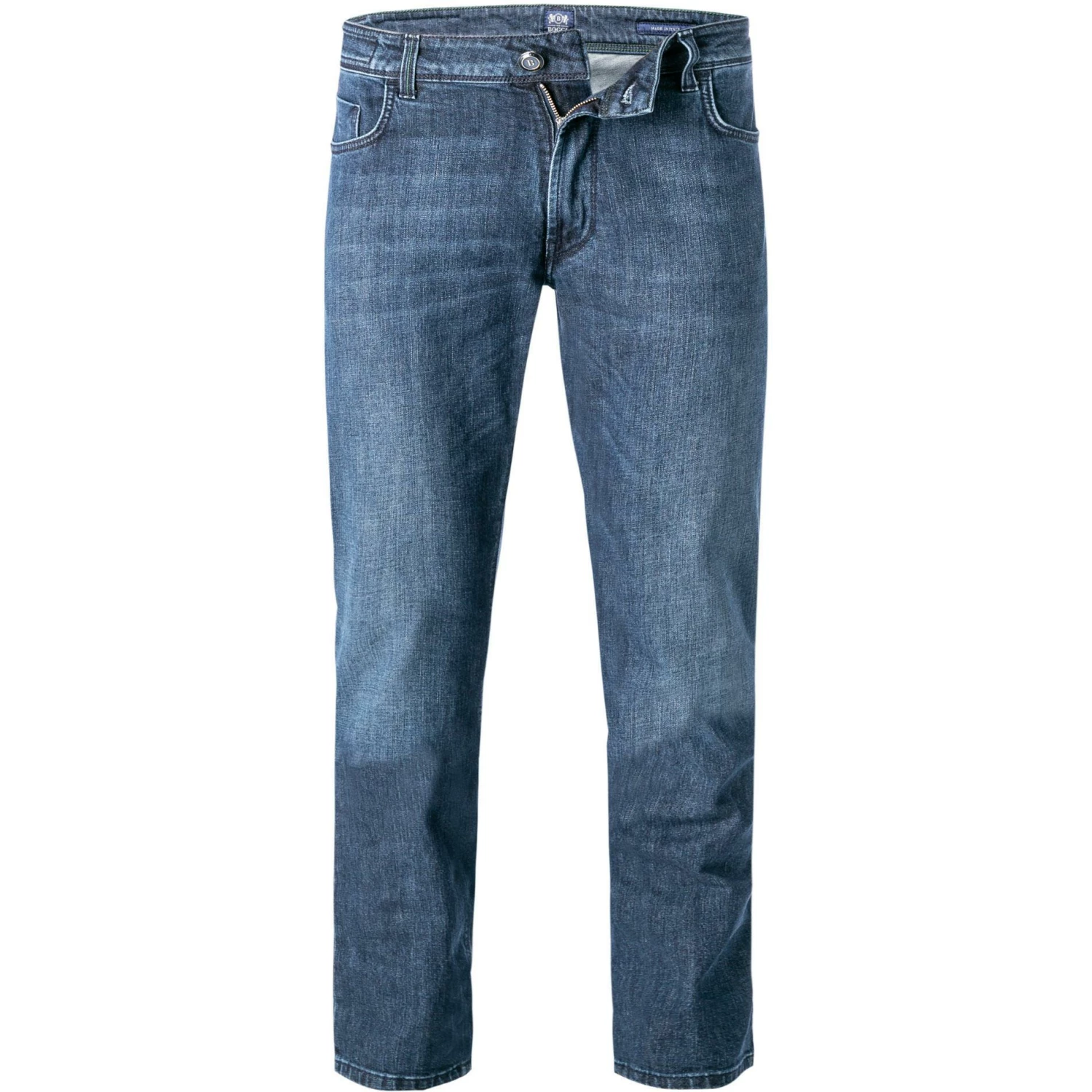 BOGGI MILANO Jeans BO21A0561/01 Baumwoll-Stretch, Denim 1 BOGGI MILANO Jeans BO21A0561/01 Baumwoll-Stretch, Denim