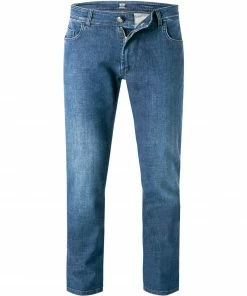 BOGGI MILANO Jeans BO21A0319/01 Bio Baumwoll-Stretch, Mittelblau, Denim
