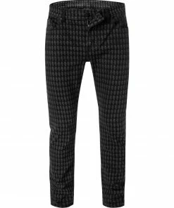 KARL LAGERFELD Jeans 265801/0/512849/990 Baumwoll-Stretch, Schwarz gemustert, Schwarz