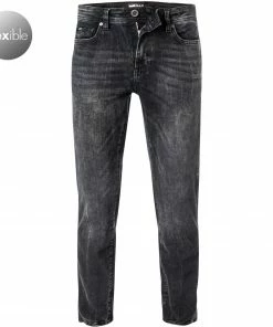 GAS Jeans 351380 031092/WB49 Slim Fit, Baumwolle T400® 10,25 oz, Schwarz , Schwarz