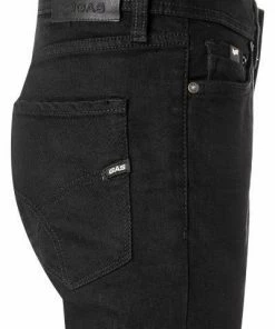GAS Jeans 351380 020641/W706 Slim Fit, Baumwoll-Stretch 9,5oz, Schwarz -jeansniedrigerpreis 381363 norm3