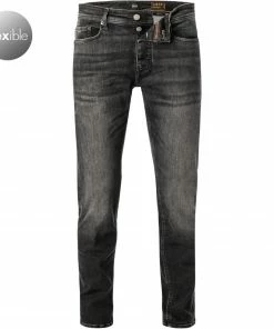 BOSS Jeans Taber 50463417/009 Tapered Fit, Baumwolle T400®, Schwarz
