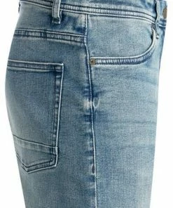 BOSS Jeans Delaware 50463452/426 Slim Fit, Baumwoll-Stretch, Mittelblau -jeansniedrigerpreis 381558 norm3