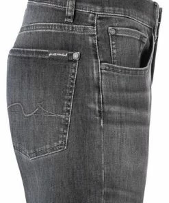 7 for all mankind Jeans Slimmy grey JSMSB820LG Baumwoll-Stretch 13oz, Anthrazit -jeansniedrigerpreis 381844 norm3