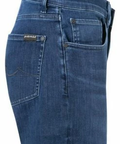 7 for all mankind Slimmy indigo blue JSMXB800LI Jeans Slimmy, Tapered Fit, Baumwoll-Stretch 13oz, Blau -jeansniedrigerpreis 381847 norm3