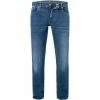 7 for all mankind Jeans Slimmy mid blue JSMSK850NV Baumwoll-Stretch 13oz, Blau