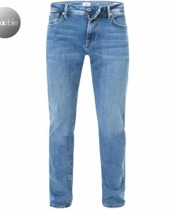 Pepe Jeans Stanley PM206326WR3/000 Taper Fit, Baumwoll-Stretch, Mittelblau