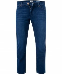 Wrangler Larston The Bullseye W18SYI39K Jeans Larston, Slim Tapered, Baumwoll-Stretch 12,50oz, Blau