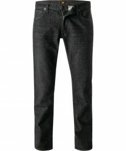 Lee Daren Zip Fly dark worn walker L707PZLH Jeans, Regular Fit, Baumwoll-Stretch, Schwarz