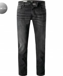 Replay Jeans Rocco M1005.000.573BQ00/097 Comfort Fit, Baumwoll-Stretch, Dunkelgrau