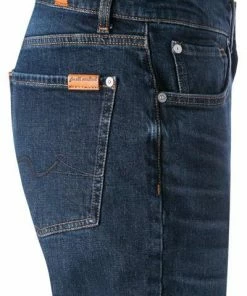 7 for all mankind Jeans Slimmy darkblue JSMSL390HB Baumwoll-Stretch, Dunkelblau -jeansniedrigerpreis 383709 norm3