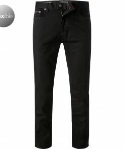 Tommy Hilfiger Jeans MW0MW21861/1B3 Slim Fit, Baumwoll-Stretch, Schwarz