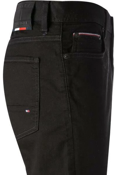 Tommy Hilfiger Jeans MW0MW21861/1B3 Slim Fit, Baumwoll-Stretch, Schwarz 4 Tommy Hilfiger Jeans MW0MW21861/1B3 Slim Fit, Baumwoll-Stretch, Schwarz – Bild 4