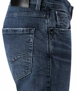 Replay Jeans Rocco M1005.000.573 Q03/007 Comfort Fit, Baumwoll-Stretch, Dunkelblau -jeansniedrigerpreis 384015 norm3