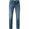 TOMMY JEANS Jeans DM0DM11965/1A5 Straight Fit, Baumwoll-Stretch, Mittelblau, Blau