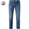 Lee Daren Zip Fly dark freeport L707PXGQ Jeans, Regular Straight, Bio Baumwolle T400®, Mittelblau