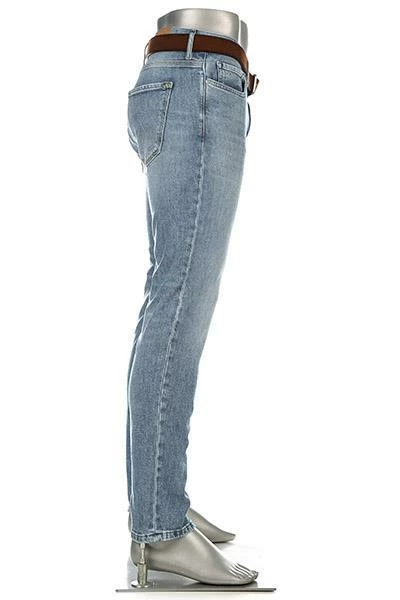 Alberto Slim Fit Slim Organic Denim 70571381/810 Jeans, Bio Baumwoll-Stretch, Hellblau 3 Alberto Slim Fit Slim Organic Denim 70571381/810 Jeans, Bio Baumwoll-Stretch, Hellblau – Bild 3