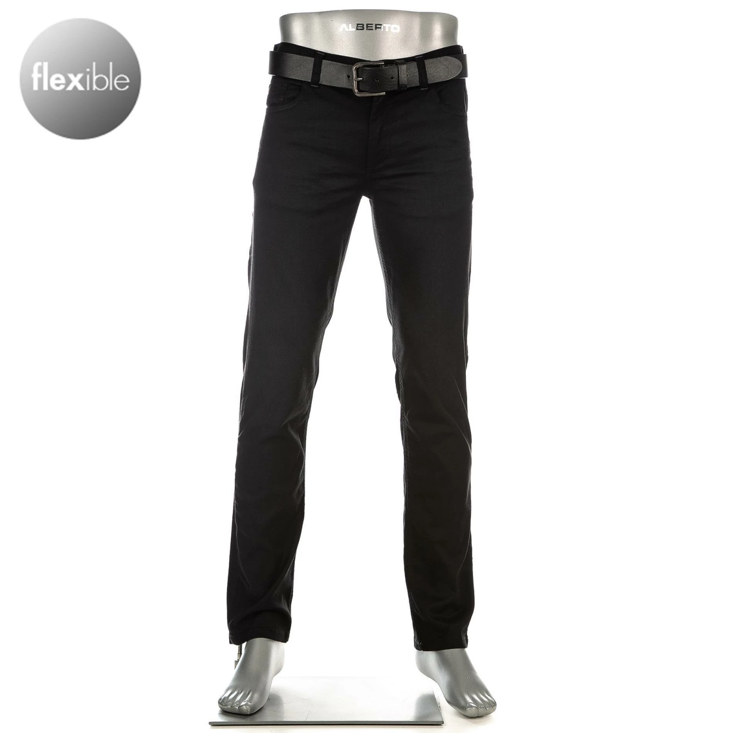 Alberto Regular Fit Pipe PBJ DS 68671965/999 Jeans Pipe, Baumwolle T400, Kohlschwarz 1 Alberto Regular Fit Pipe PBJ DS 68671965/999 Jeans Pipe, Baumwolle T400, Kohlschwarz