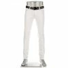 Alberto Slim Fit Slim White Denim 70571390/110 Jeans, Baumwoll-Stretch, Weiß