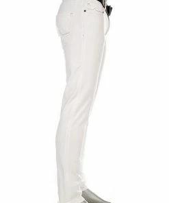 Alberto Slim Fit Slim White Denim 70571390/110 Jeans, Baumwoll-Stretch, Weiß -jeansniedrigerpreis 384558 norm2