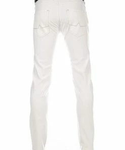 Alberto Slim Fit Slim White Denim 70571390/110 Jeans, Baumwoll-Stretch, Weiß -jeansniedrigerpreis 384558 norm3