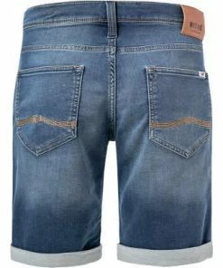 MUSTANG Shorts 1007754/5000/943 Jeansshorts Chicago, Regular Fit, Baumwoll-Stretch, Blau, Jeansblau -jeansniedrigerpreis 384712 norm2