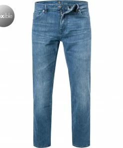 BOSS Jeans Maine 50468152/415 Regular Fit, Baumwolle T400, Navy