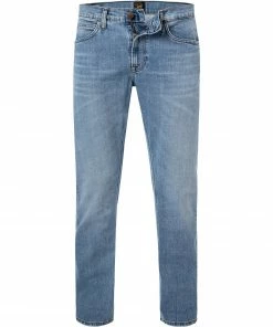 Lee Daren Zip Fly used marvin L707KNMB Jeans, Baumwoll-Stretch, Hellblau